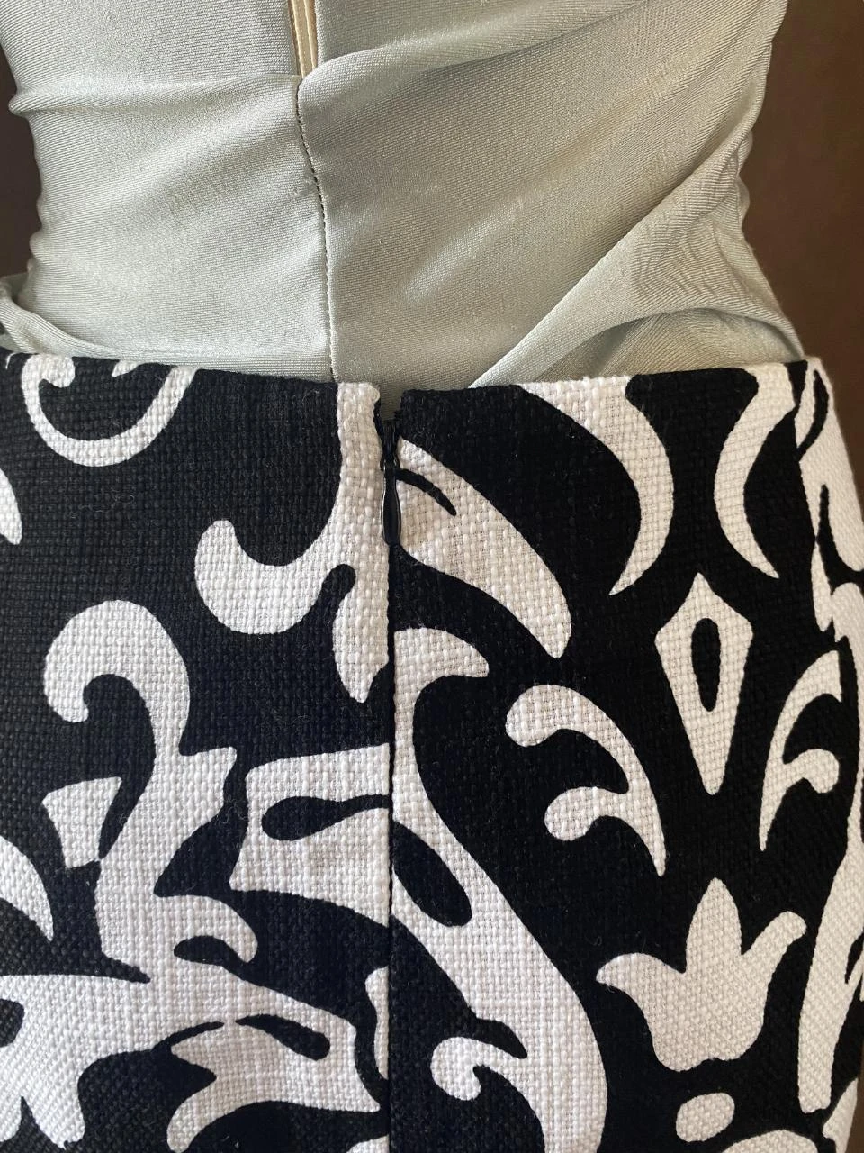 Morgans rechte rok maat 40 zwart & wit met bloemenprint – elegant en chic – photo 5